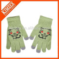 wholesale winter acrylic knit Women's Smartphone Gloves